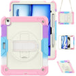 For iPad Air 13 2024 Silicone + PC Tablet Protective Case(Rainbow Pink) - iPad Air 13 2024 Cases by PMC TechLife | Online Shopping South Africa | PMC TechLife | Buy Now Pay Later Mobicred