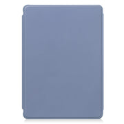 For iPad Pro 11 2024 Transparent Rotation Smart Leather Tablet Case with Keyboard(Lavender)