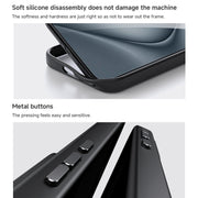 For Huawei Pura 70 Frosted 360 Rotating Holder Magnetic Full Coverage Shockproof Phone Case(Transparent)