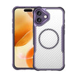 For iPhone 16 Plus Carbon Fiber Texture MagSafe Translucent Phone Case(Purple) - iPhone 16 Plus Cases by PMC TechLife | Online Shopping South Africa | PMC TechLife | Buy Now Pay Later Mobicred