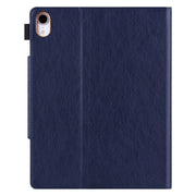 For iPad Pro 13 2024 Solid Color Metal Buckle Leather Smart Tablet Case(Royal Blue)