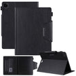 For iPad Pro 11 2024 Solid Color Metal Buckle Leather Smart Tablet Case(Black) - iPad Pro 11 2024 Cases by PMC TechLife | Online Shopping South Africa | PMC TechLife | Buy Now Pay Later Mobicred