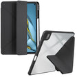 For Huawei MatePad 10.8 Clear Acrylic Deformation Leather Tablet Case(Black) - Huawei by PMC TechLife | Online Shopping South Africa | PMC TechLife | Buy Now Pay Later Mobicred