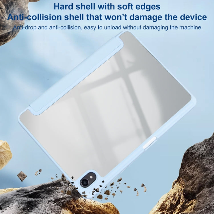 For Huawei MatePad Pro 11 2022 / 2024 Clear Acrylic Deformation Leather Tablet Case(Black)