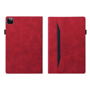 For iPad Pro 13 2024 Splicing Shockproof Leather Tablet Case(Red)