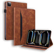 For iPad Pro 13 2024 Splicing Shockproof Leather Tablet Case(Brown) - free shipping - PMC TechLife - Order now!