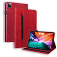For iPad Pro 11 2024 Splicing Shockproof Leather Tablet Case(Red) - iPad Pro 11 2024 Cases by PMC TechLife | Online Shopping South Africa | PMC TechLife | Buy Now Pay Later Mobicred