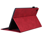 For iPad Pro 11 2024 Splicing Shockproof Leather Tablet Case(Red)