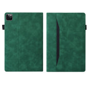 For iPad Pro 11 2024 Splicing Shockproof Leather Tablet Case(Green)