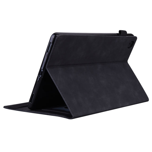 For iPad Pro 11 2024 Splicing Shockproof Leather Tablet Case(Black)