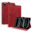 For iPad Pro 11 2024 Love Butterfly Embossed Leather Tablet Case(Red) - iPad Pro 11 2024 Cases by PMC TechLife | Online Shopping South Africa | PMC TechLife | Buy Now Pay Later Mobicred
