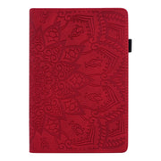 For iPad Pro 13 2024 Calf Texture Embossed Leather Tablet Case(Red)