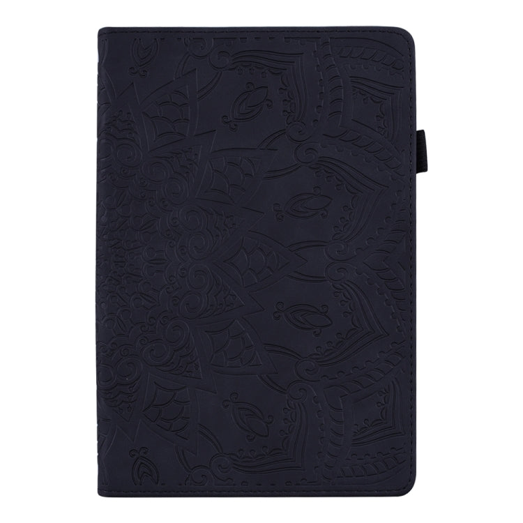 For iPad Pro 11 2024 Calf Texture Embossed Leather Tablet Case(Black)