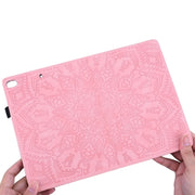 For iPad Pro 11 2024 Calf Texture Embossed Leather Tablet Case(Pink)