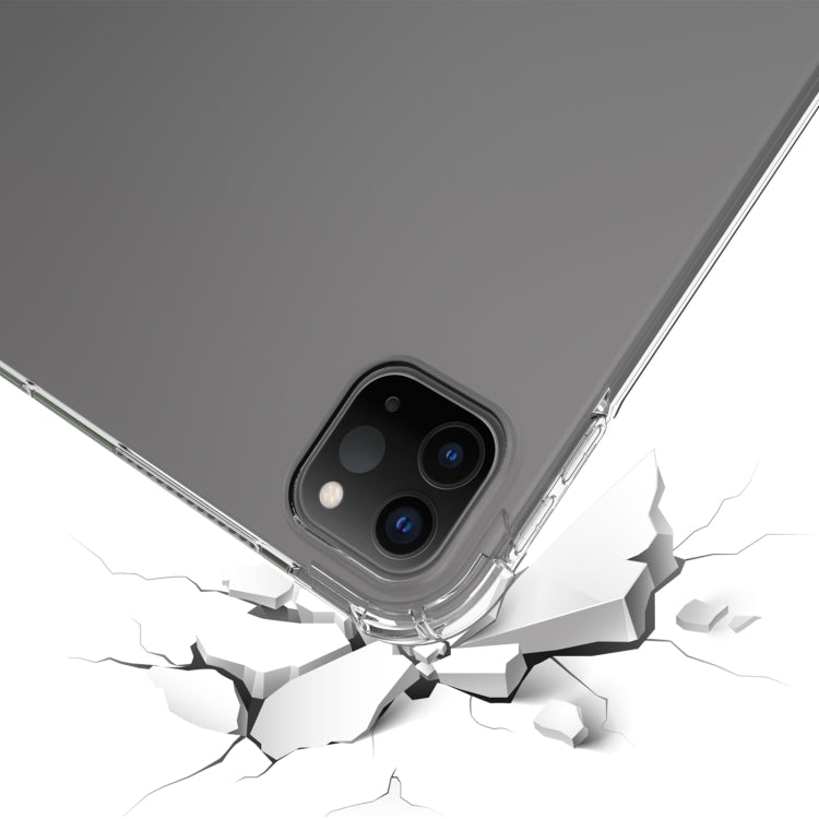 For iPad Pro 13 2024 Highly Transparent TPU Full Thicken Corners Shockproof Protective Case(Transparent)