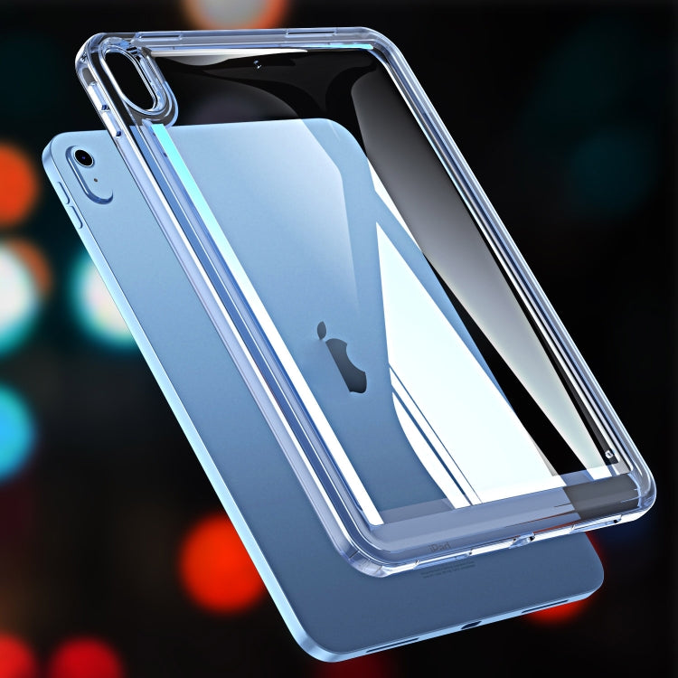 For iPad Air 11 2025 / 2024 Transparent Acrylic Tablet Case(Blue)