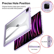 For iPad Air 11 2025 / 2024 Transparent Acrylic Tablet Case(Pink)