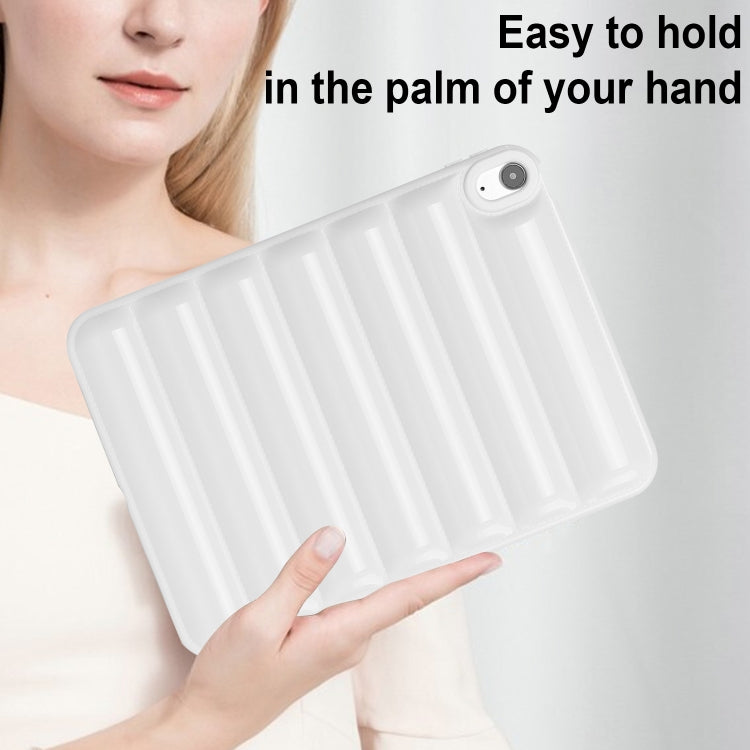 For iPad Air 11 2024 Eiderdown Cushion Shockproof Tablet Case(White)