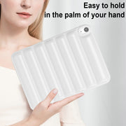 For iPad Air 11 2024 Eiderdown Cushion Shockproof Tablet Case(White)