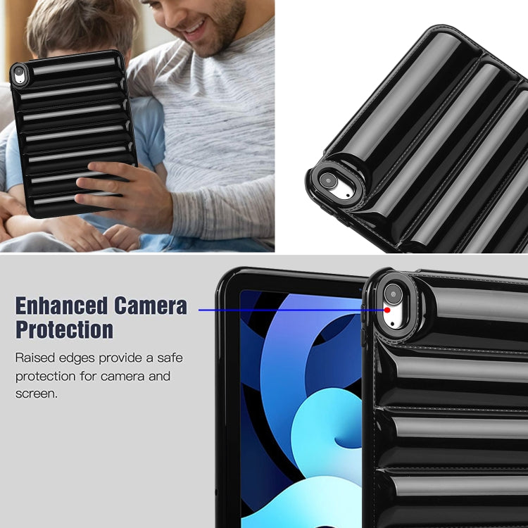 For iPad Air 11 2024 Eiderdown Cushion Shockproof Tablet Case(Black)