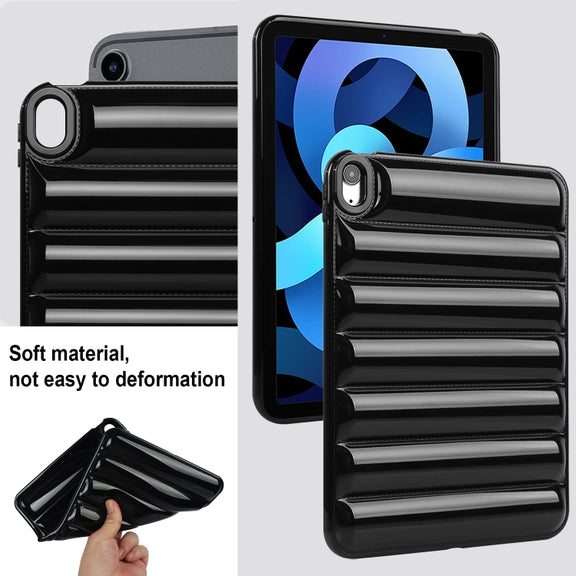 For iPad Air 11 2024 Eiderdown Cushion Shockproof Tablet Case(Black)