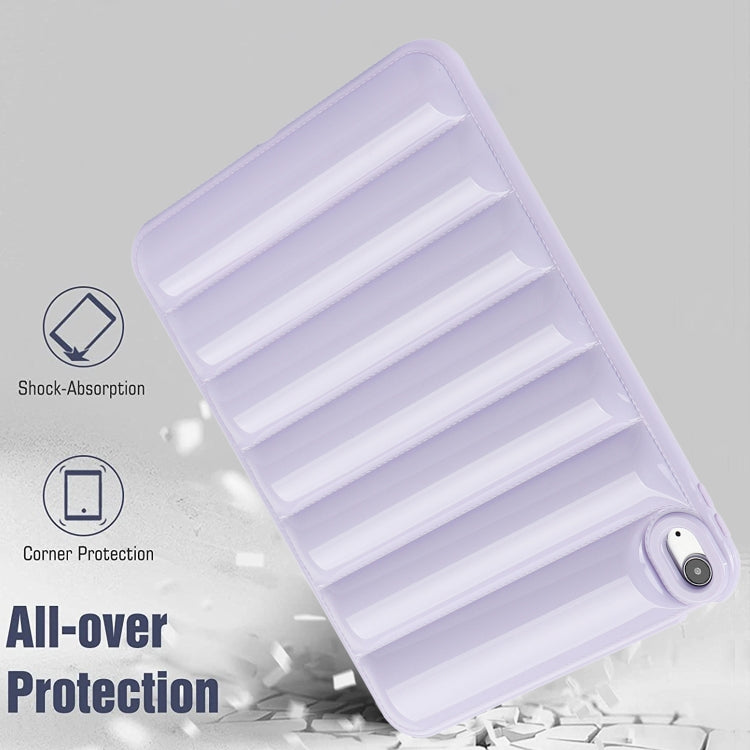 For iPad Air 11 2025 / 2024 Eiderdown Cushion Shockproof Tablet Case(Purple)