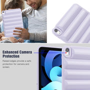 For iPad Air 11 2025 / 2024 Eiderdown Cushion Shockproof Tablet Case(Purple)