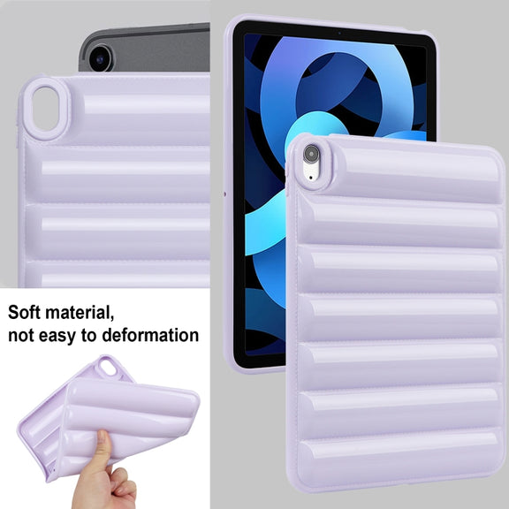 For iPad Air 11 2025 / 2024 Eiderdown Cushion Shockproof Tablet Case(Purple)