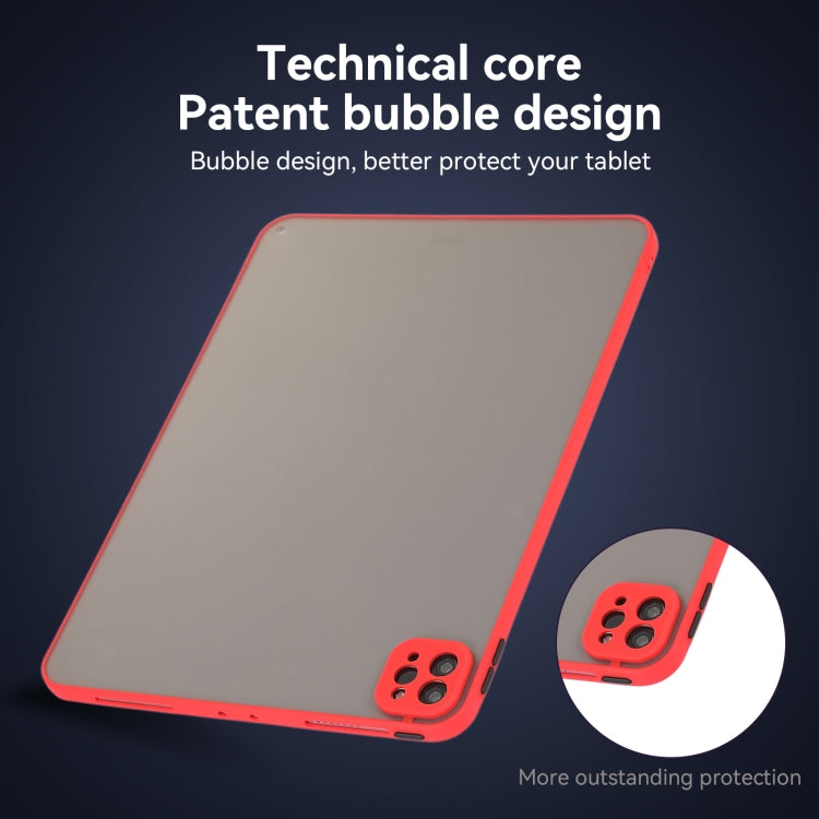 For iPad Air 11 2025 / 2024 Skin Feel 2 in 1 PC Hybrid TPU Tablet Case(Red)