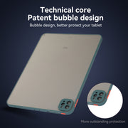 For iPad Air 13 2025 / 2024 Skin Feel 2 in 1 PC Hybrid TPU Tablet Case(Green)