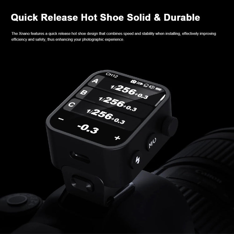 Godox X3 TTL Wireless Flash Trigger Touch Screen Flash Transmitter For Nikon(Black)