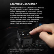 Godox X3 TTL Wireless Flash Trigger Touch Screen Flash Transmitter For Sony(Black)