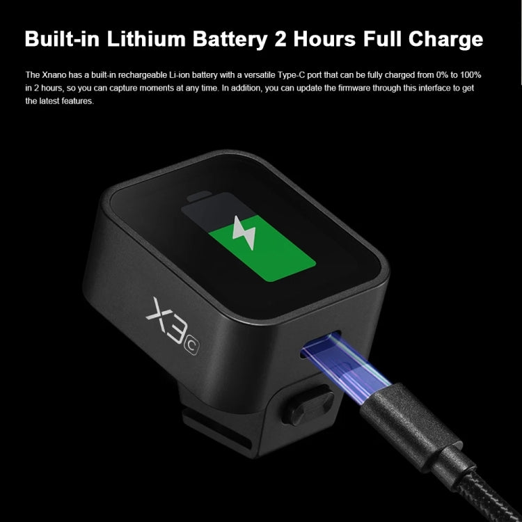Godox X3 TTL Wireless Flash Trigger Touch Screen Flash Transmitter For Olympus / Panasonic(Black)