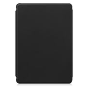 For iPad Pro 13 2024 Transparent Rotation Smart Leather Tablet Case(Black)