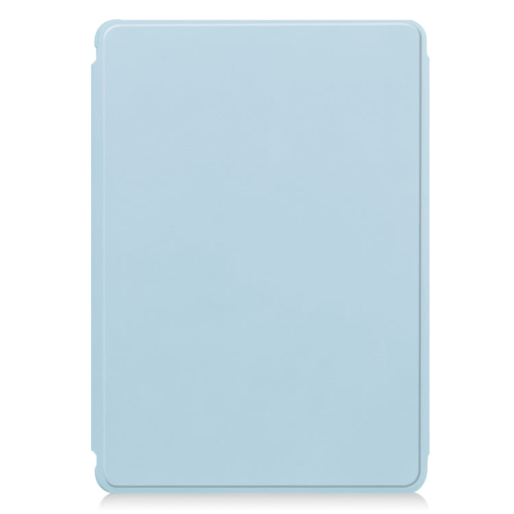 For iPad Pro 13 2024 Transparent Rotation Smart Leather Tablet Case(Sky Blue)