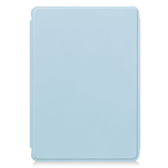 For iPad Pro 13 2024 Transparent Rotation Smart Leather Tablet Case(Sky Blue)