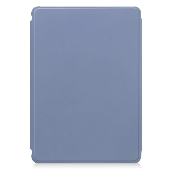 For iPad Pro 13 2024 Transparent Rotation Smart Leather Tablet Case(Lavender)