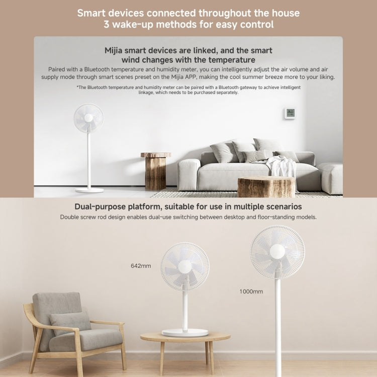 Xiaomi Mijia Smart Floor Fan, US Plug(White)