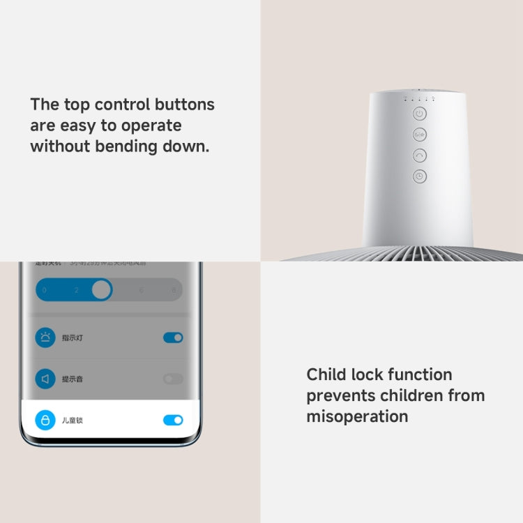 Xiaomi Mijia Smart Floor Fan, US Plug(White)