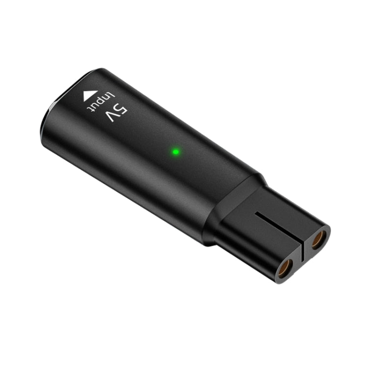 Shaver / Clipper Charging Adapter for Philips, Interface:Type-C to 5V Single Slot(Black)