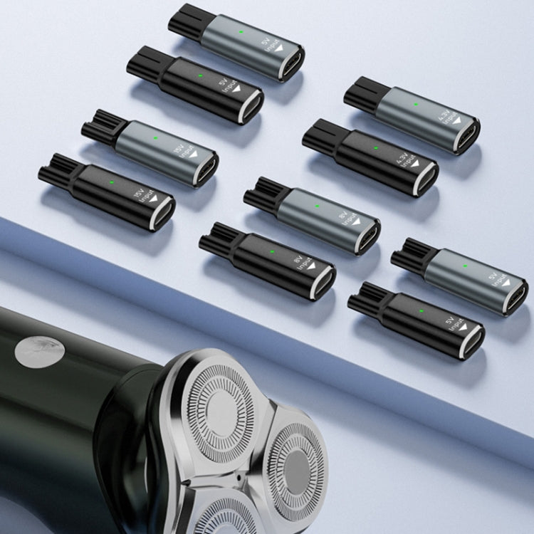 Shaver / Clipper Charging Adapter for Philips, Interface:Type-C to 4.3V Single Slot(Grey)