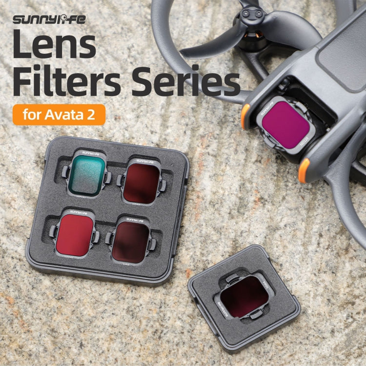 For DJI Avata 2 Sunnylife Camera Lens Filter, Filter:ND64