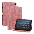 For Amazon Fire Max 11 Lily Embossed Leather Tablet Case(Pink) - Amazon by PMC TechLife | Online Shopping South Africa | PMC TechLife | Buy Now Pay Later Mobicred