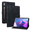 For Lenovo Tab P11 Pro Gen 2 11.2 Lily Embossed Leather Tablet Case(Black) - Lenovo by PMC TechLife | Online Shopping South Africa | PMC TechLife | Buy Now Pay Later Mobicred