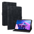 For Lenovo Tab M10 Plus 10.6 3rd Gen Lily Embossed Leather Tablet Case(Black) - Lenovo by PMC TechLife | Online Shopping South Africa | PMC TechLife | Buy Now Pay Later Mobicred