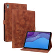 For Lenovo Tab M10 HD Gen2 Lily Embossed Leather Tablet Case(Brown) - Lenovo by PMC TechLife | Online Shopping South Africa | PMC TechLife | Buy Now Pay Later Mobicred