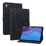 For Lenovo Tab M10 HD Gen2 Lily Embossed Leather Tablet Case(Black)