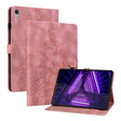 For Lenovo M10 Plus 10.3 Lily Embossed Leather Tablet Case(Pink) - Lenovo by PMC TechLife | Online Shopping South Africa | PMC TechLife | Buy Now Pay Later Mobicred