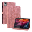 For Lenovo Tab K11 Plus Lily Embossed Leather Tablet Case(Pink) - Lenovo by PMC TechLife | Online Shopping South Africa | PMC TechLife | Buy Now Pay Later Mobicred