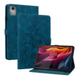 For Lenovo Tab K11 Plus Lily Embossed Leather Tablet Case(Dark Blue) - Lenovo by PMC TechLife | Online Shopping South Africa | PMC TechLife | Buy Now Pay Later Mobicred